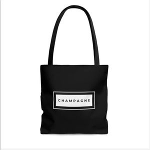 Champagne and Chanel Tote Bag